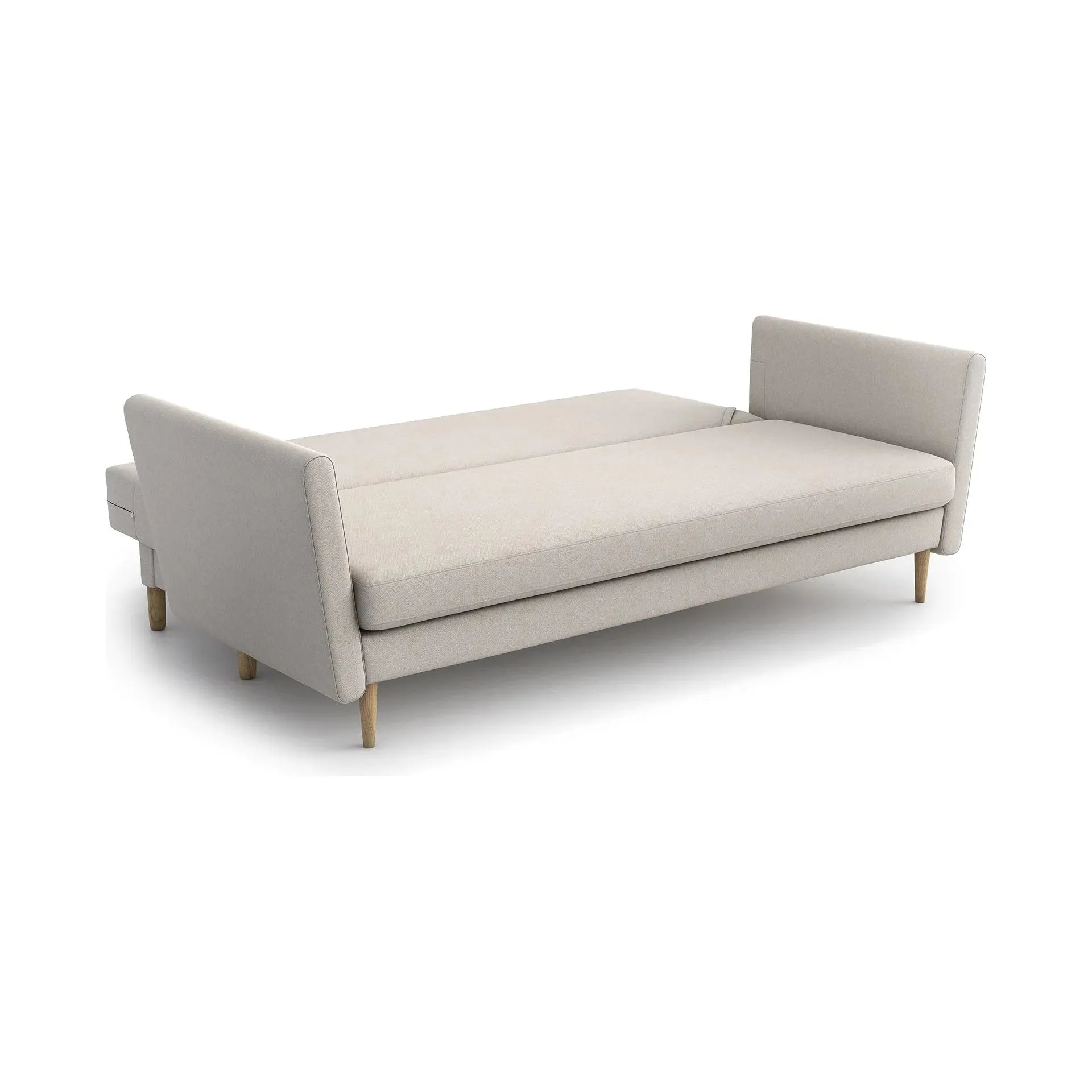 JOLEEN 3 vietų sofa lova, kreminė spalva