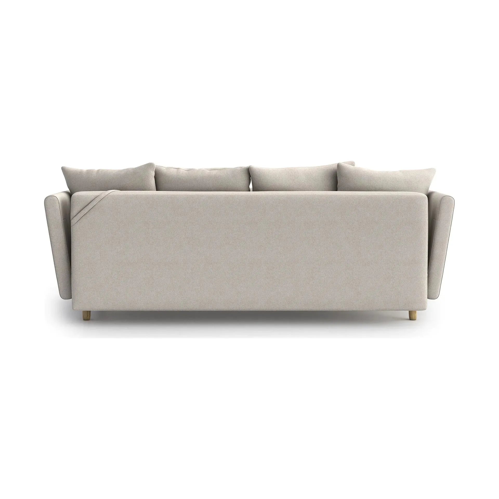 JOLEEN 3 vietų sofa lova, kreminė spalva