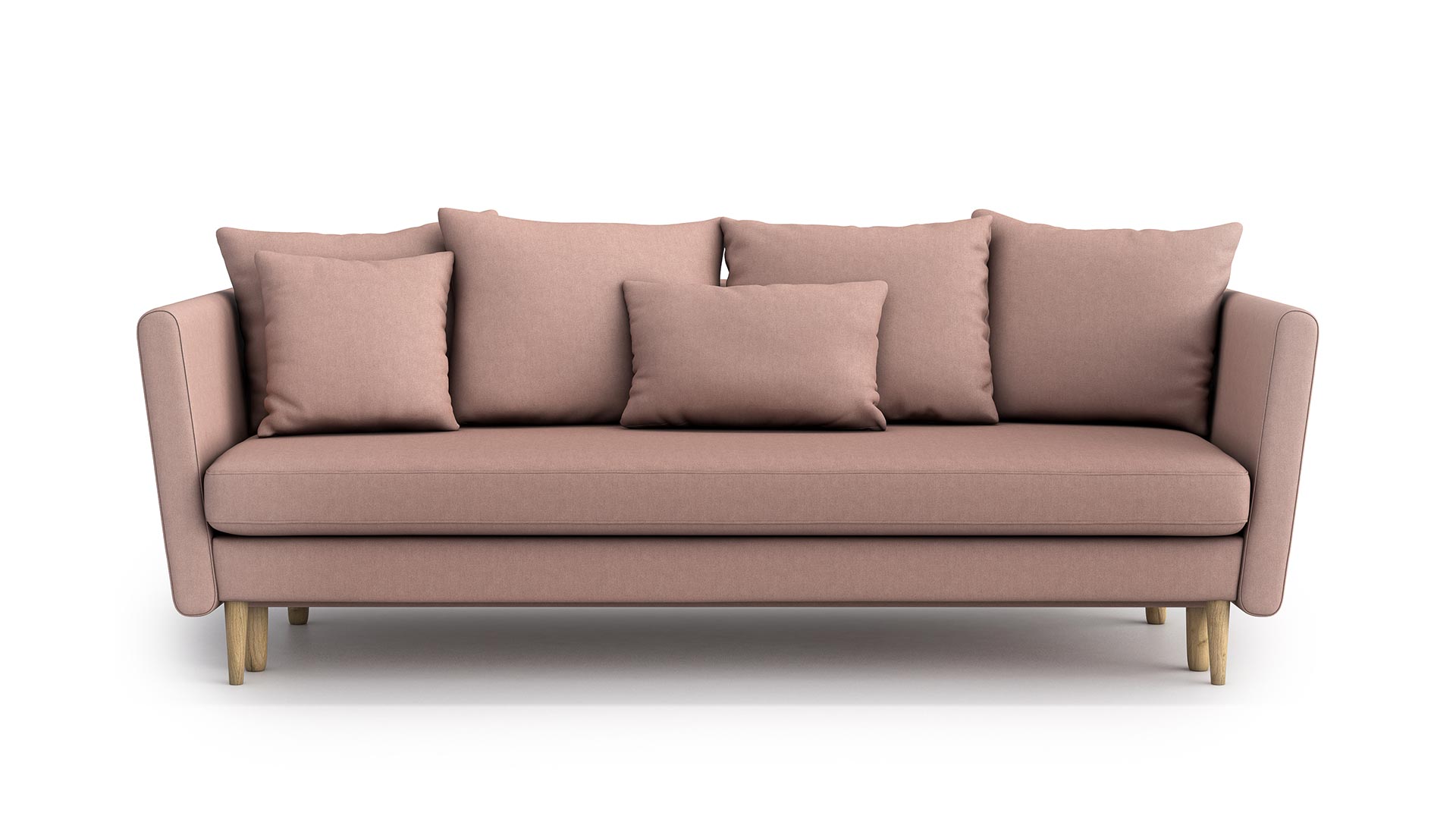Sofa-lova JONES, Marshmallow audinys