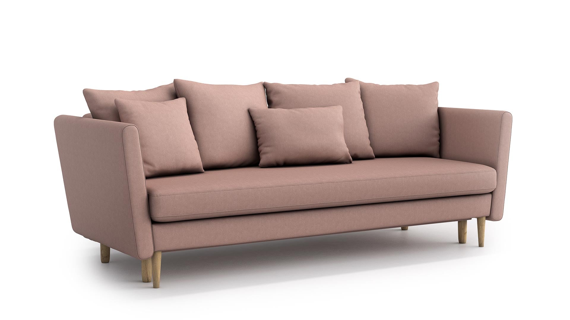 Sofa-lova JONES, Marshmallow audinys