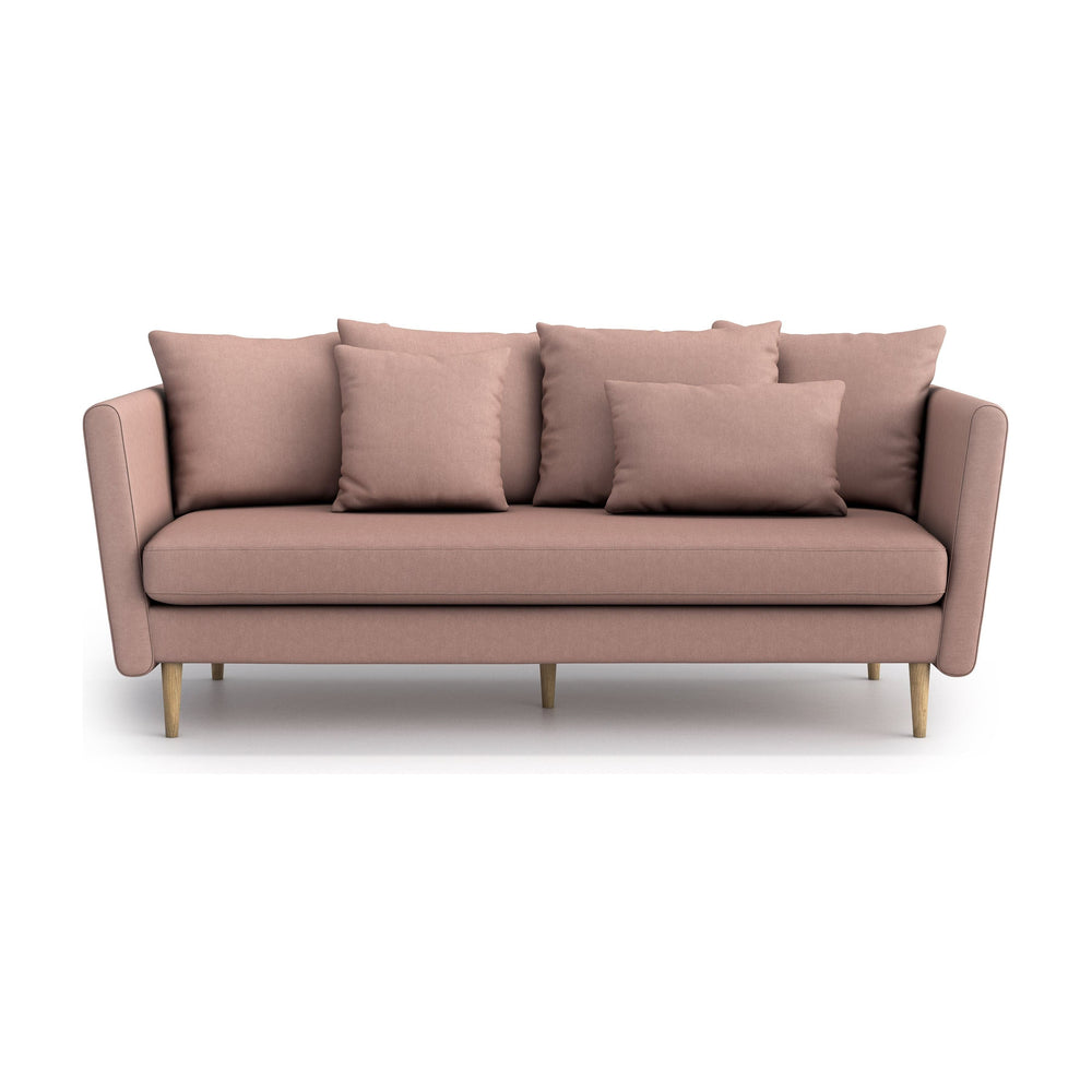 JOLEEN 3 vietų sofa lova, rožinė spalva
