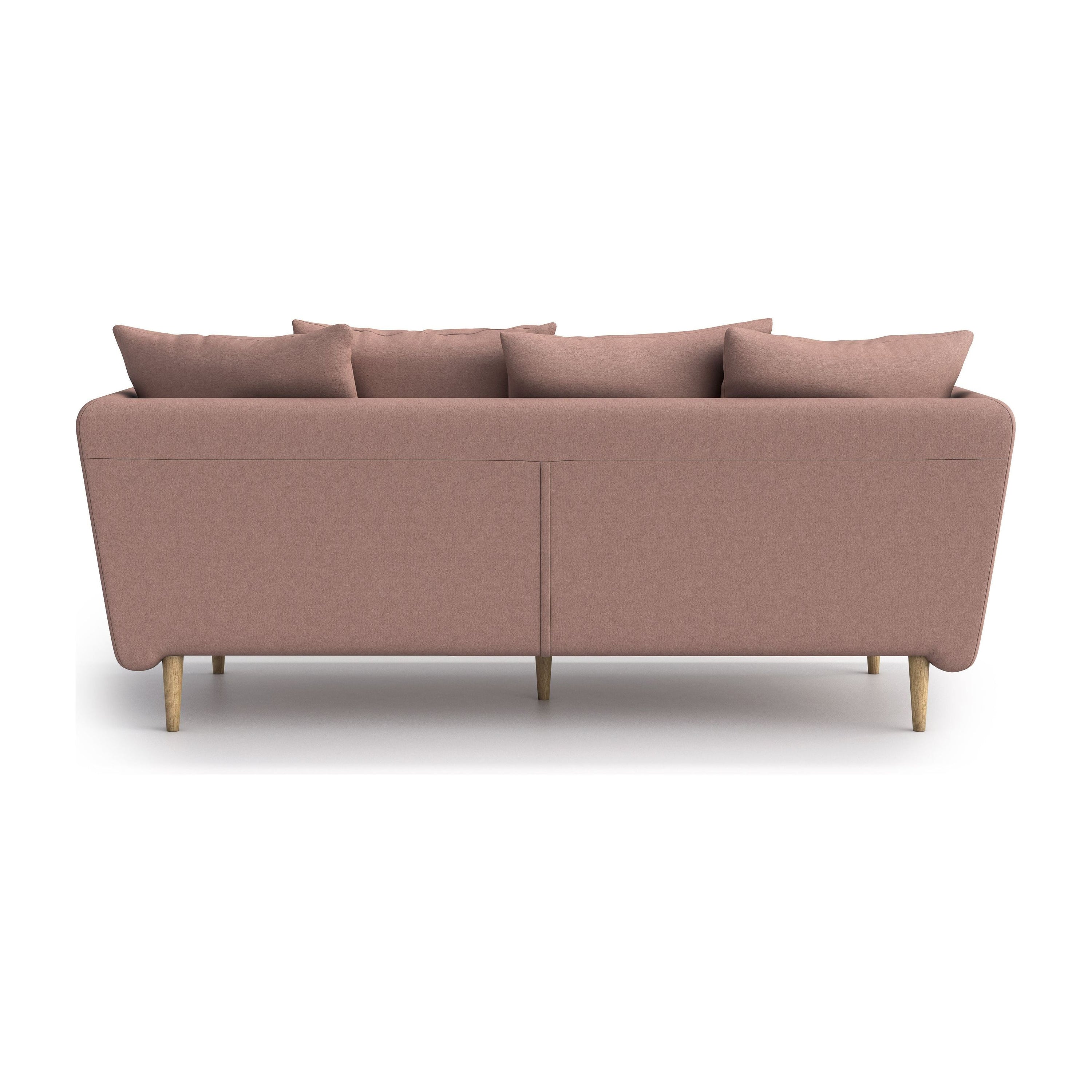 JOLEEN 3 vietų sofa lova, rožinė spalva