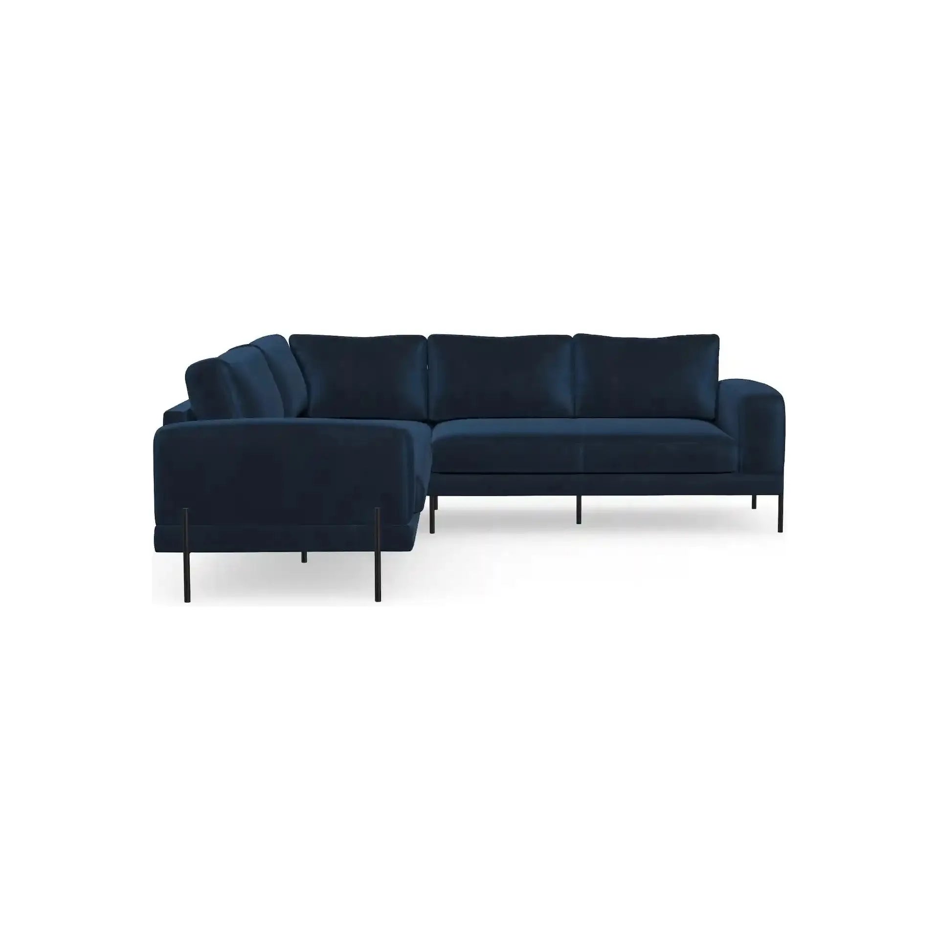 KARIN kampinė sofa, šviesiai mėlyna spalva