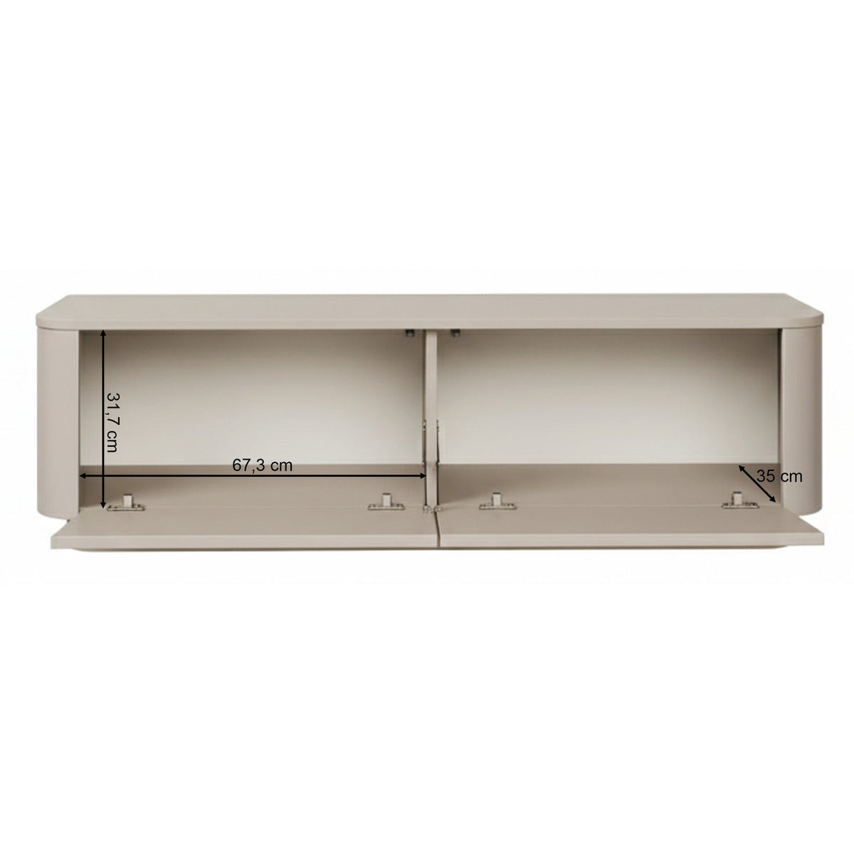 TV staliukas LUVIO, kašmyro, 140 cm
