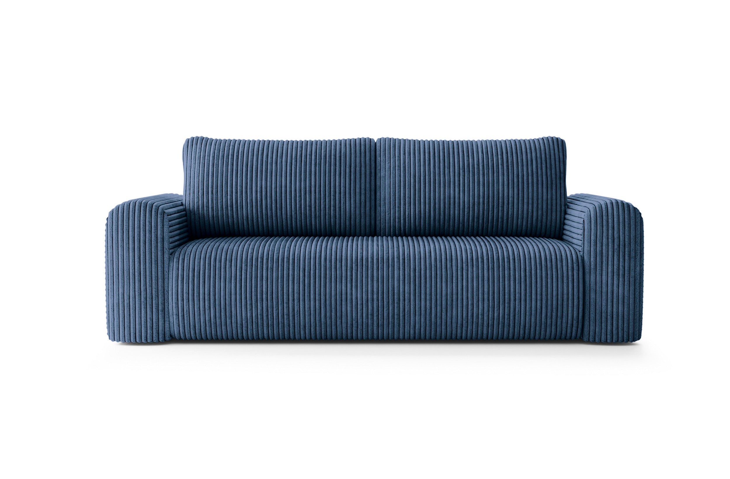 Sofa LUNA su miego funkcija, tamsiai mėlyna