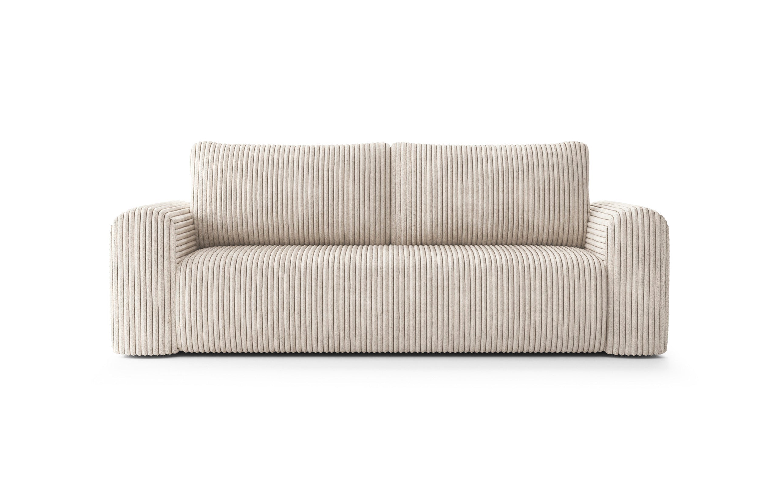 Sofa LUNA su miego funkcija, šiltai smėlinis