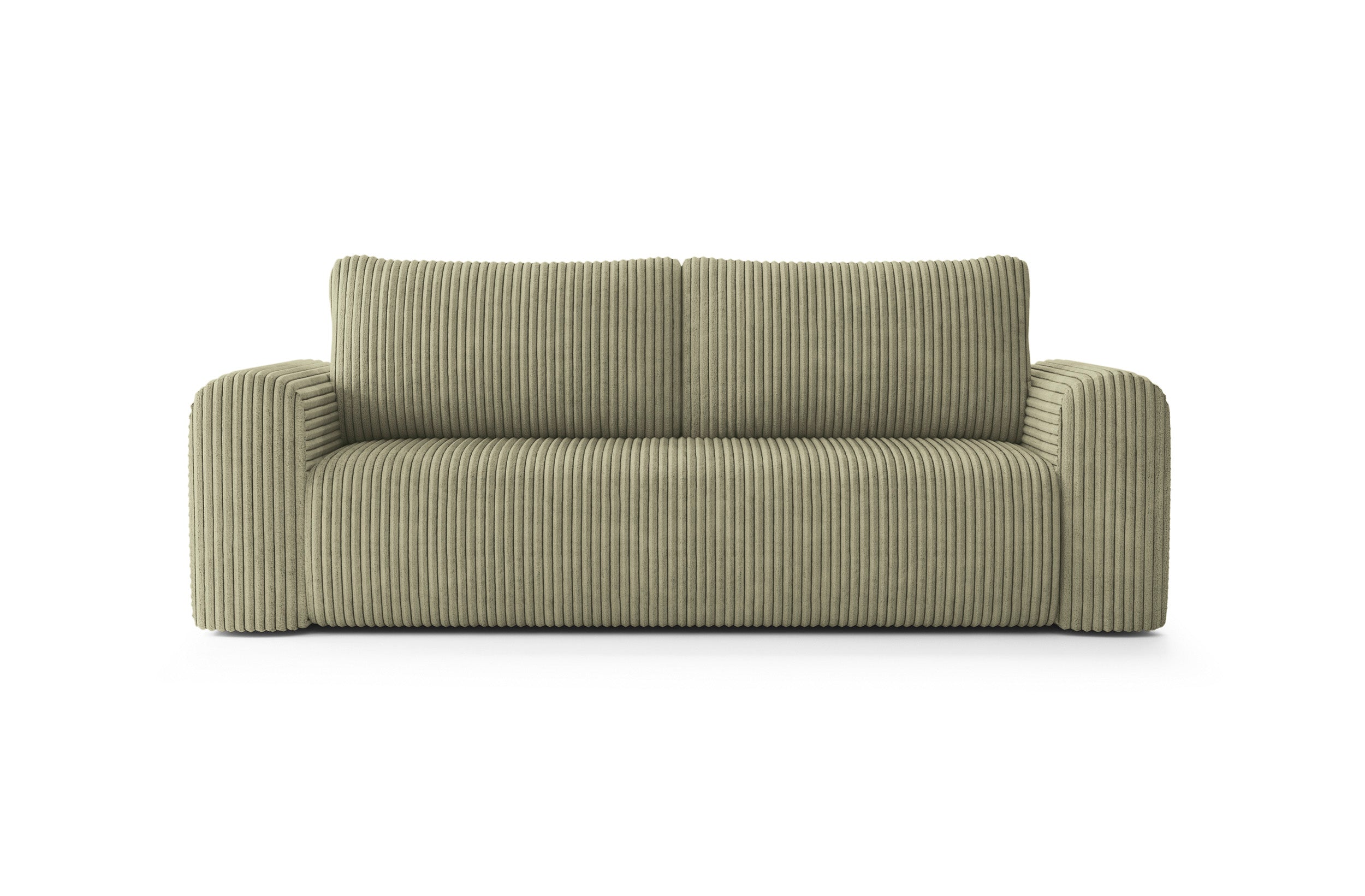 Sofa LUNA su miego funkcija, sage žalsvai pilka