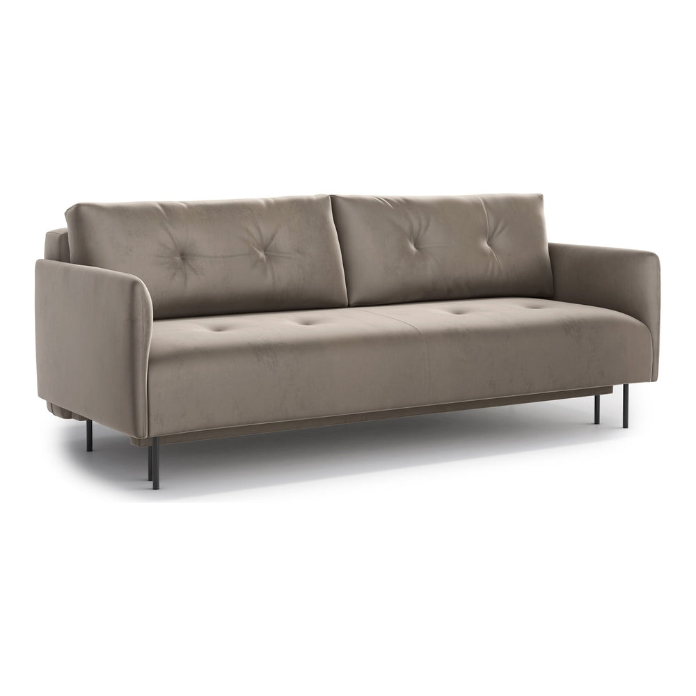 LIAM sofa lova, ruda spalva