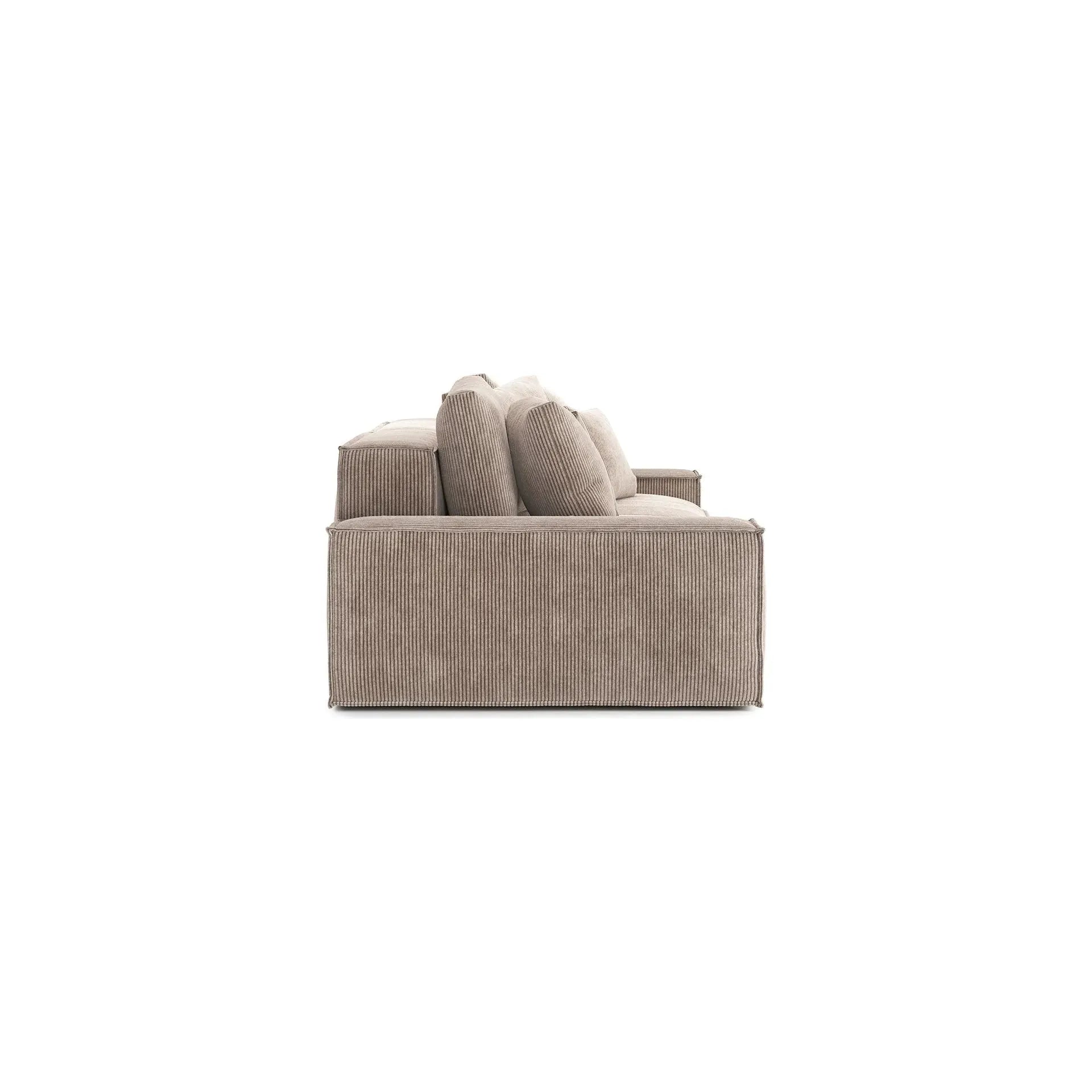 LOFT 3 vietų sofa, ruda spalva