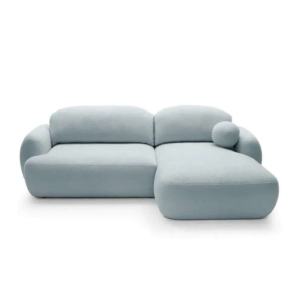 Kampinė sofa MEIDA, tamsiai mėlyna