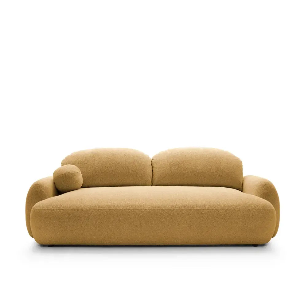 Sofa MEIDA su miego funkcija, bouclé inca gold