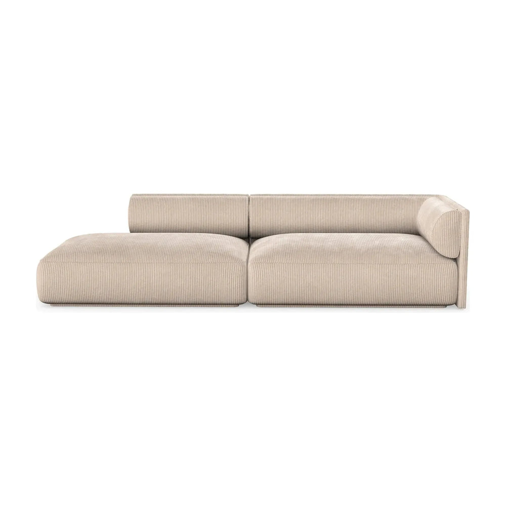 MOOD 4 vietų sofa, migdolų spalva, dešinė pusė