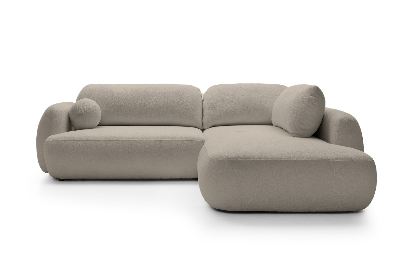 Kampinė sofa MEIDA LONG, rusva