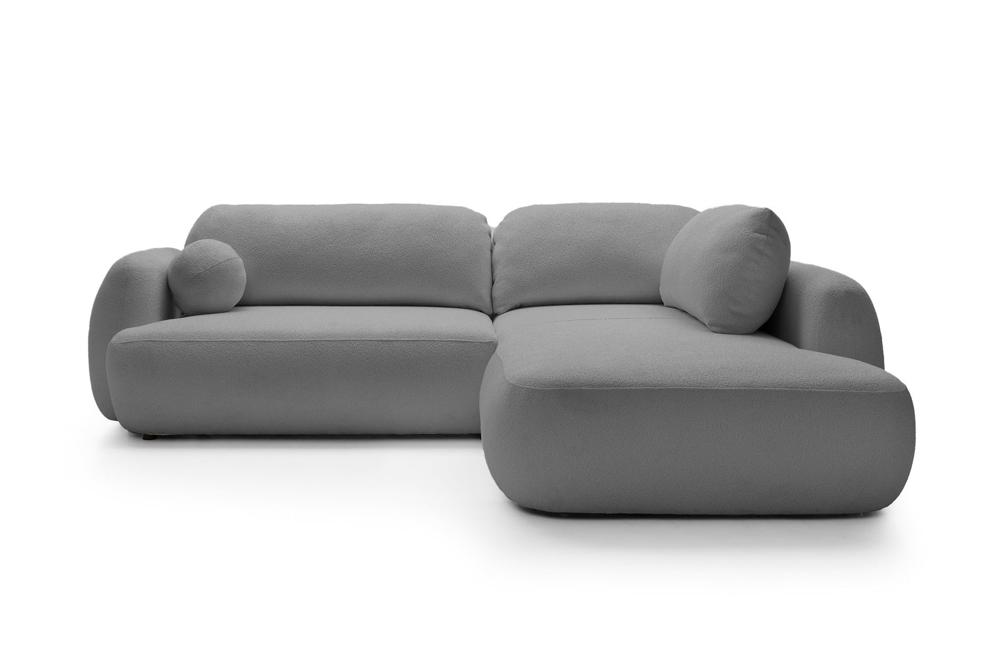 Kampinė sofa MEIDA LONG, pilka