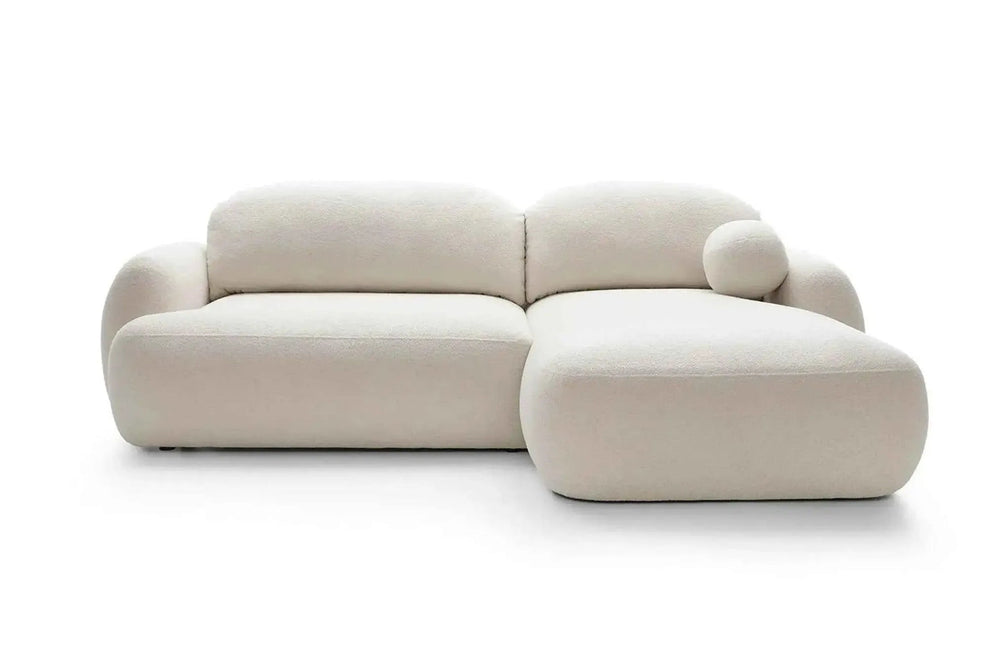 Kampinė sofa MEIDA, kreminė