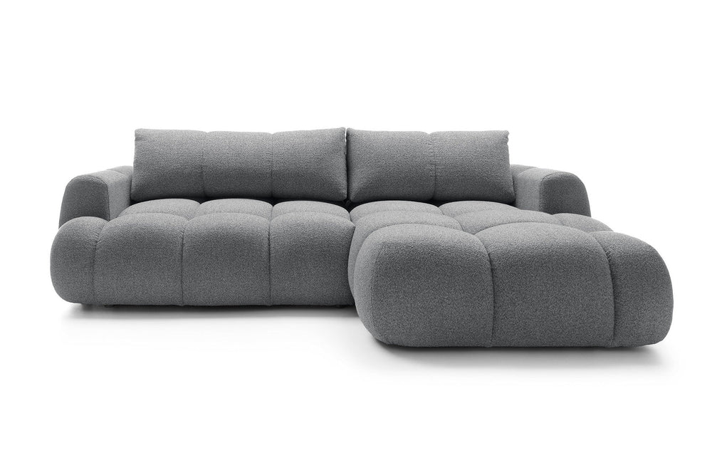 Kampinė sofa SKYLARI, tamsiai pilka