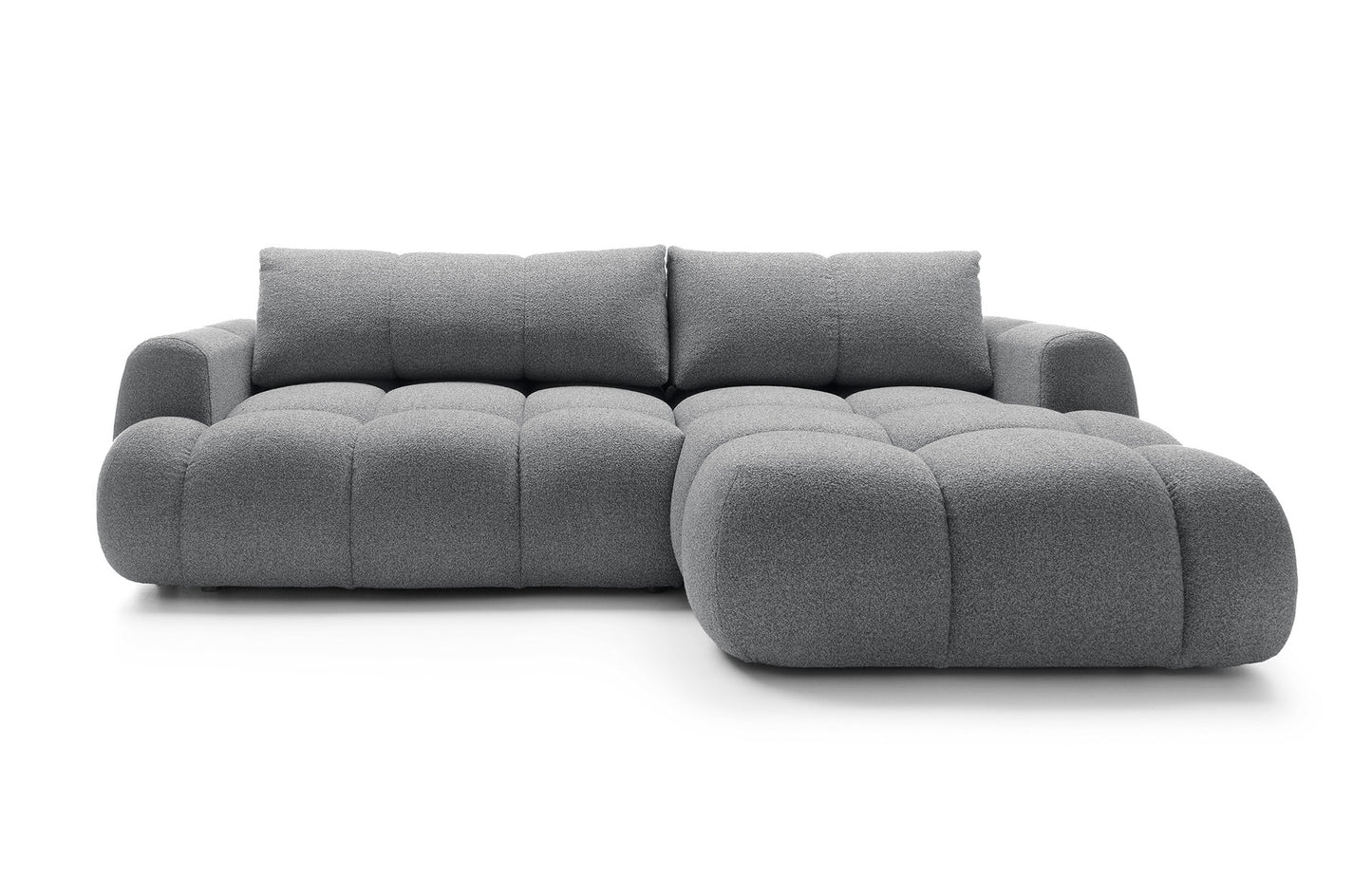 Kampinė sofa SKYLARI, tamsiai pilka