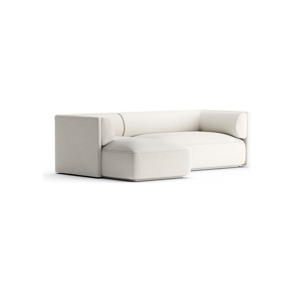 MOOD kampinė sofa, balta spalva