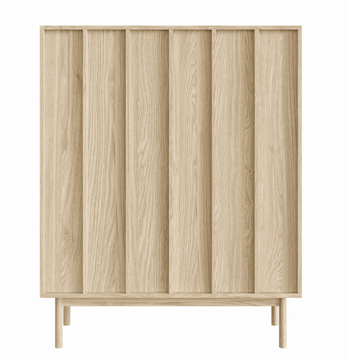 Aukšta komoda LIADAN, ąžuolo, 100 cm