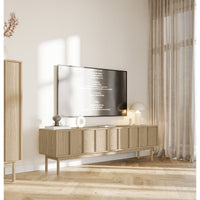 TV spintelė LIADAN, ąžuolas, 170 cm, 2 – apdailos detalė
