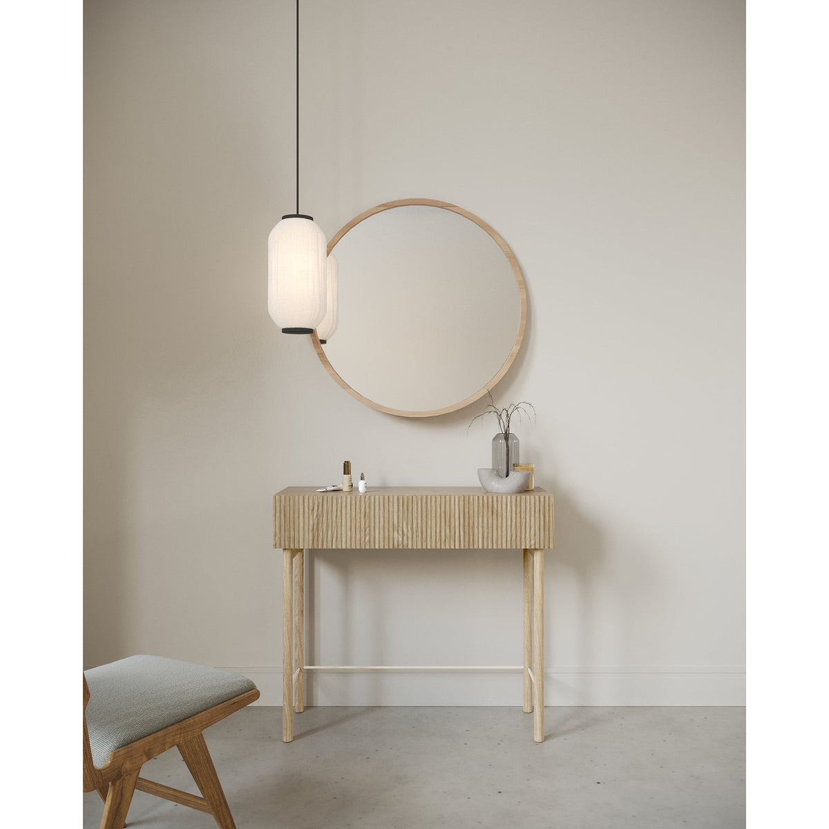 Konsolė MEABH, 90 cm, stalčius, ąžuolas – išskleista miego funkcija
