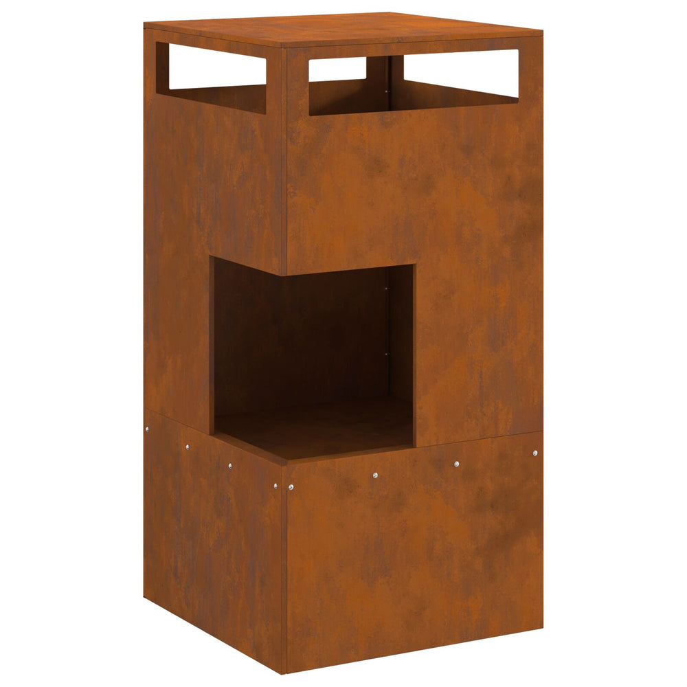 Ugnies duobė 50x50x100 cm Orui atsparus plienas