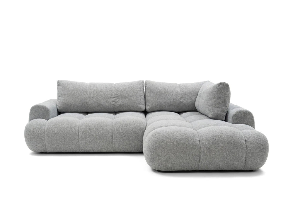 Kampinė sofa SKYLAR LONG, pilka