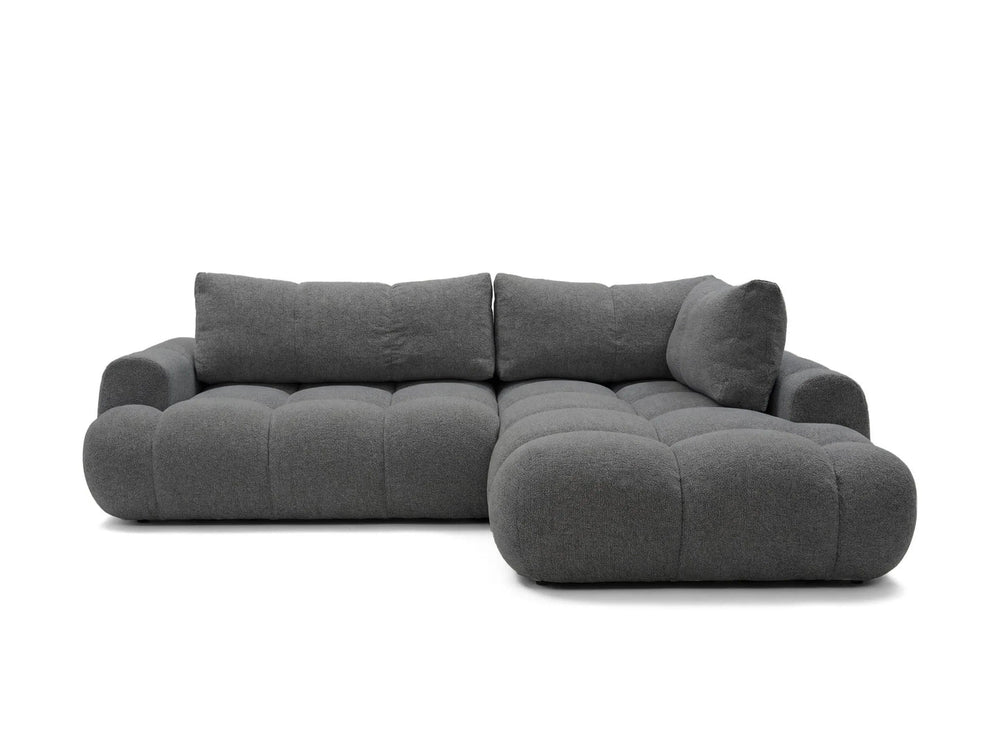 Kampinė sofa SKYLAR LONG, antracitas