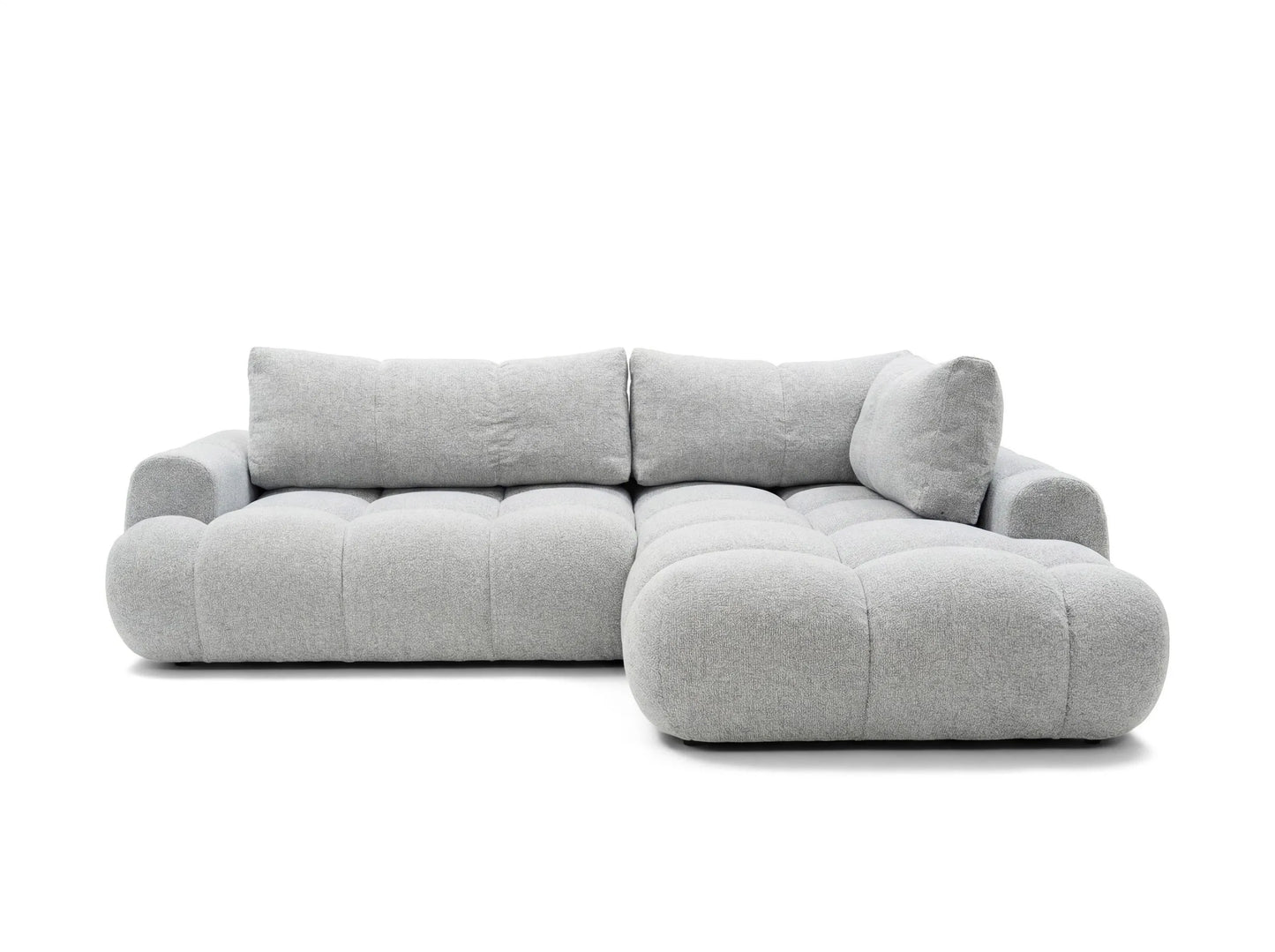 Kampinė sofa SKYLAR LONG, šviesiai pilka