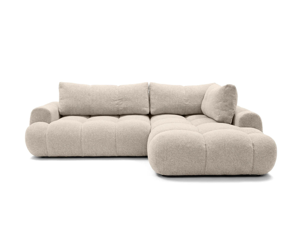 Kampinė sofa SKYLAR LONG, kreminė