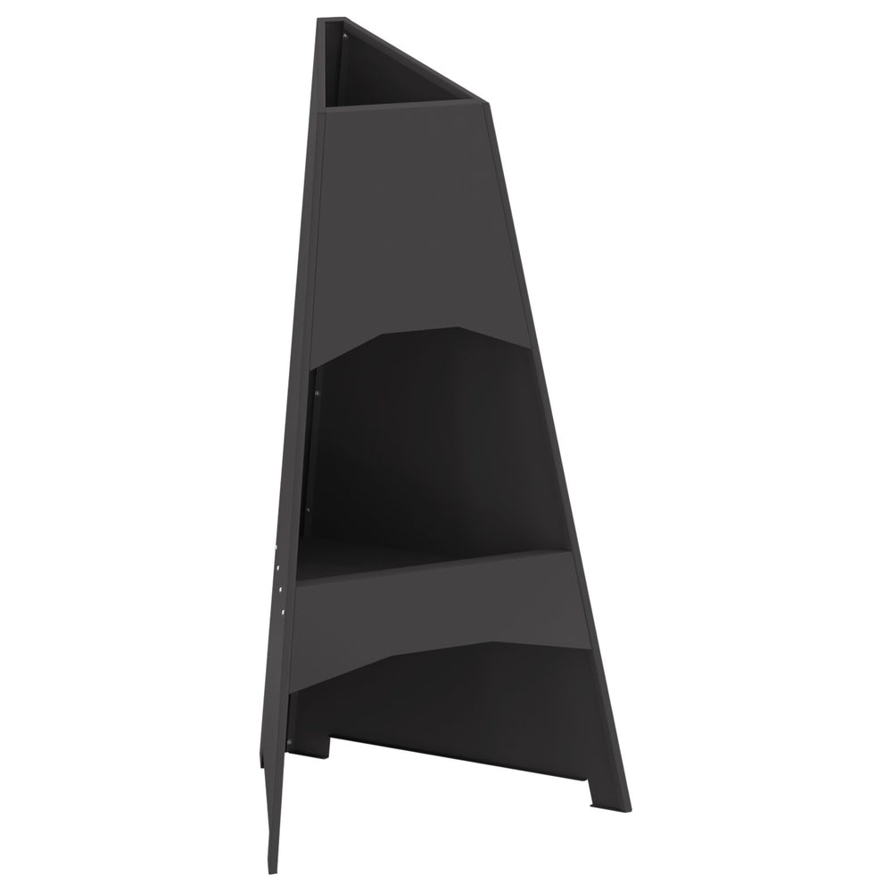 Ugnies duobė Pirmado Juoda 50x45x95 cm Plienas