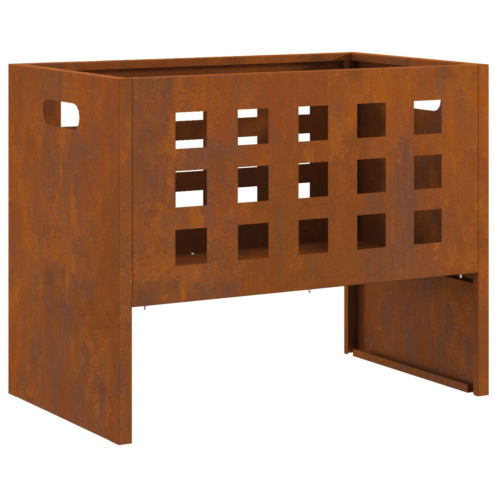 Stačiakampis Ugnies Kuras 50x30x40 cm Orui atsparus Plienas