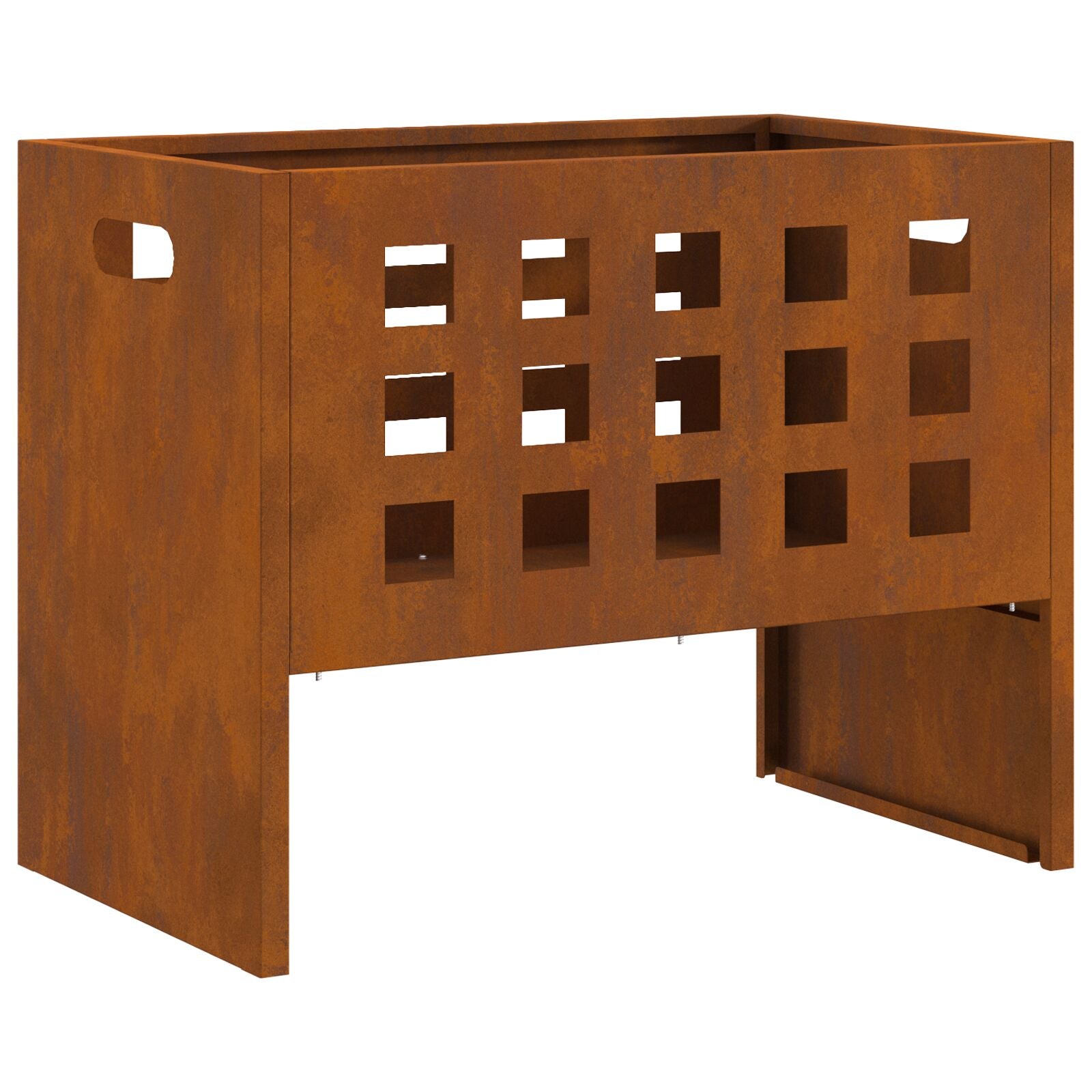Stačiakampis Ugnies Kuras 50x30x40 cm Orui atsparus Plienas