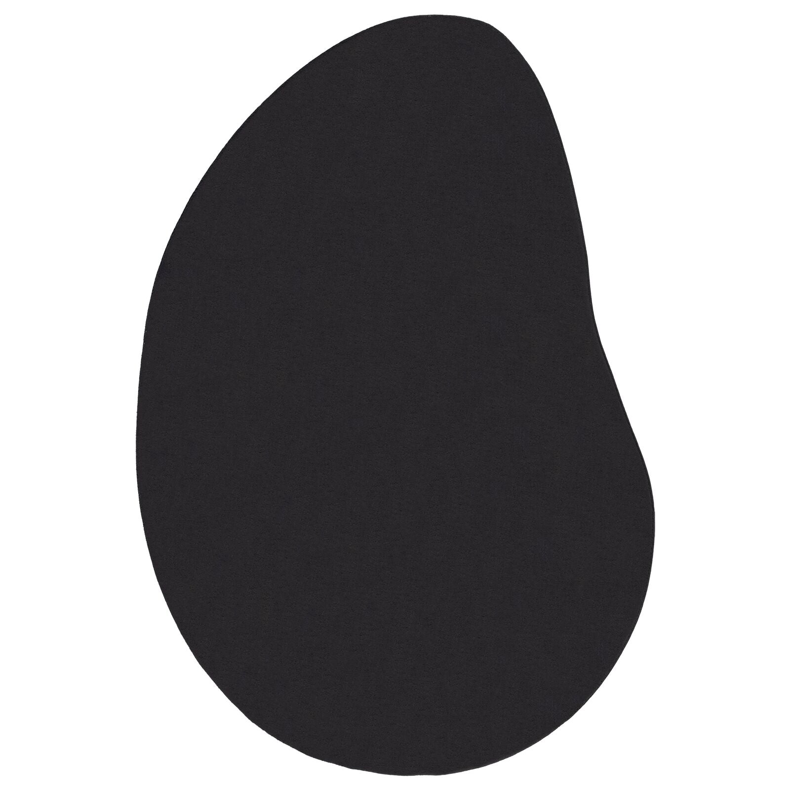 zoninė kiliminė danga Juoda 80x150 cm Poliesteris Neslystantis