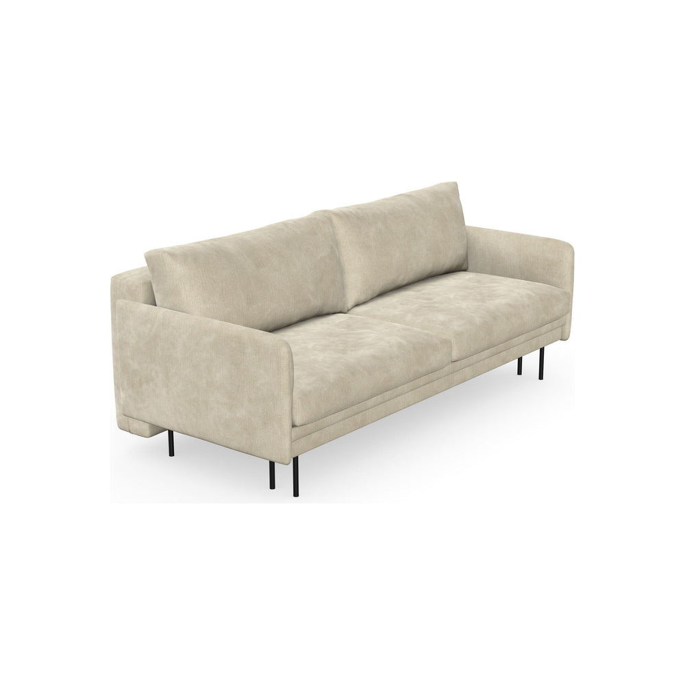 NORA 3 vietų sofa lova, toffee spalva