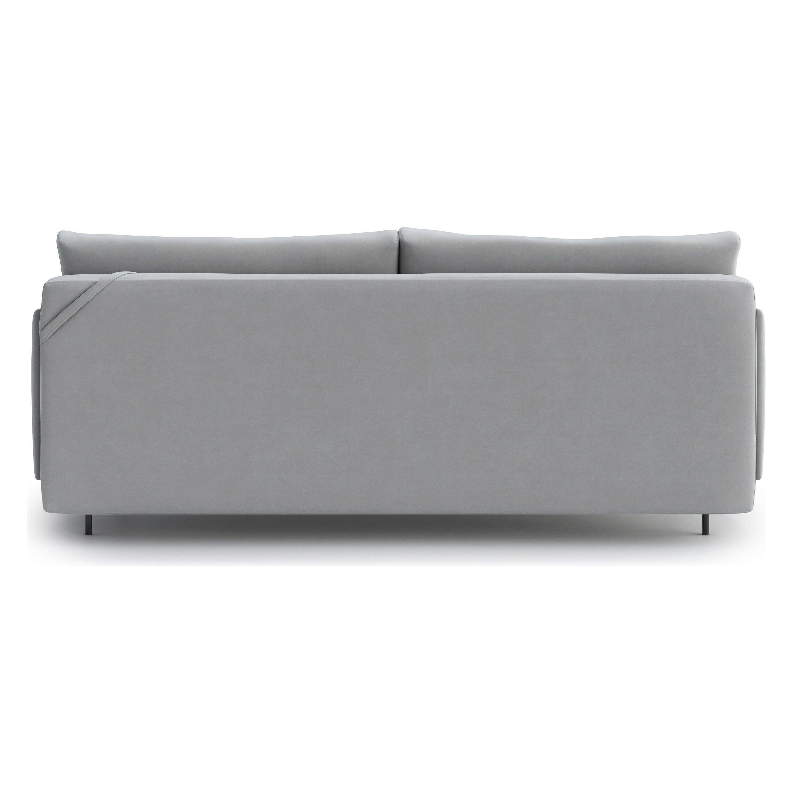 NORA 3 vietų sofa lova, pilka spalva