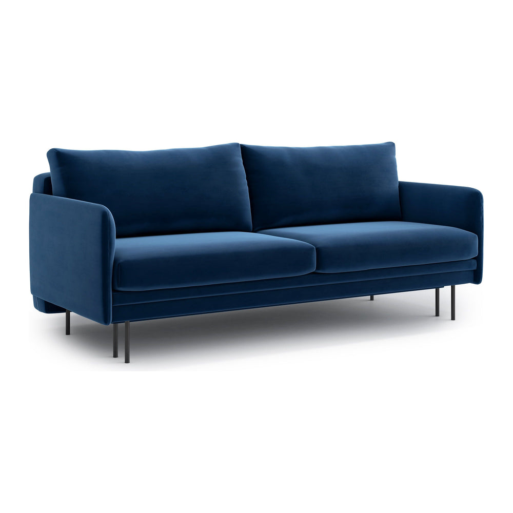 NORA 3 vietų sofa lova, mėlyna spalva
