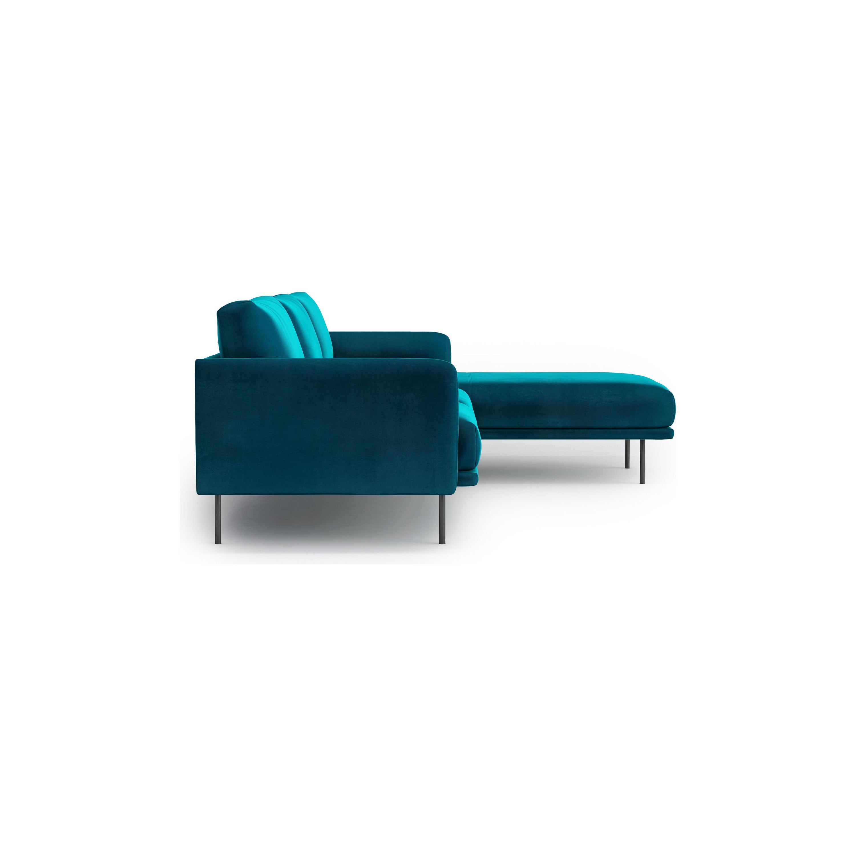 UMA kampinė sofa, mėlyna spalva, dešinė