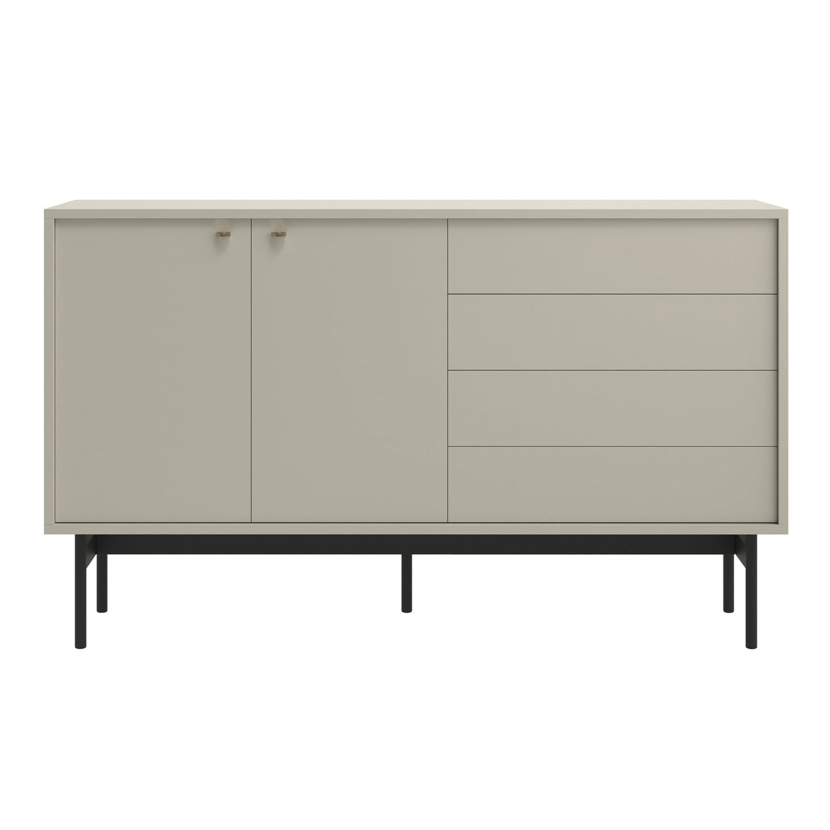 Komoda OLAR, kašmyro, 154 cm moderniame kambaryje