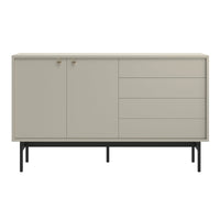 Komoda OLAR, kašmyro, 154 cm moderniame kambaryje