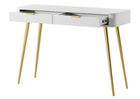 Tualetinis staliukas AIDAN, 112 cm, baltas