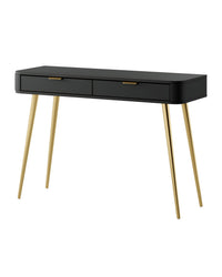Kosmetinis staliukas AIDAN, juodas, 112 cm