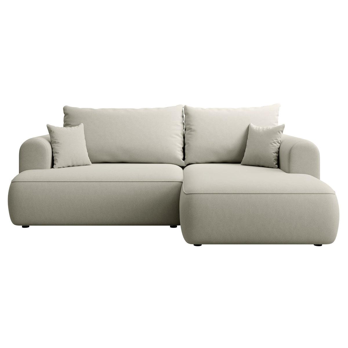 Kampinė sofa CORMAC mini iš priekio