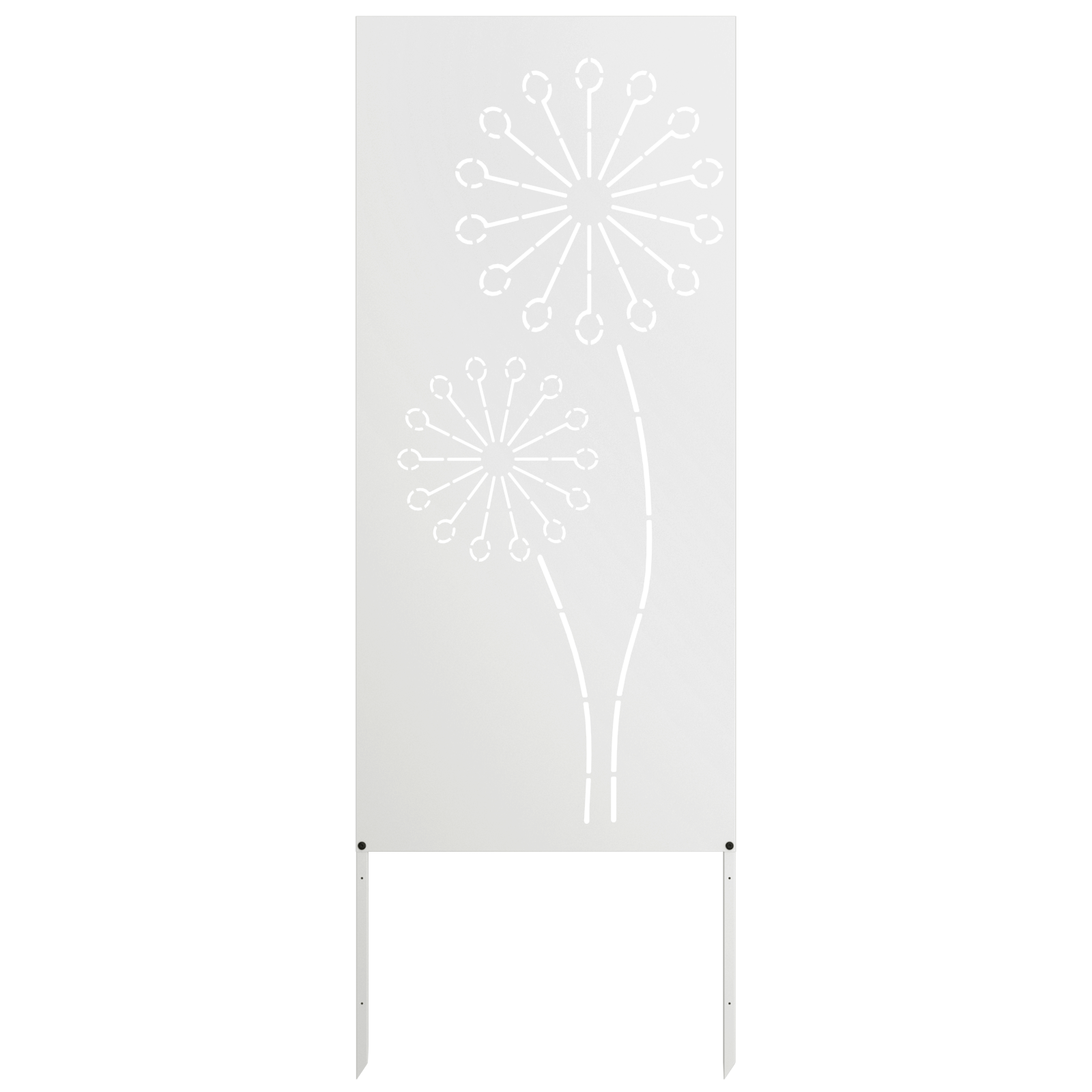 Sodo privatumo ekranas „Fretwork“ Balta 50 x 140 cm