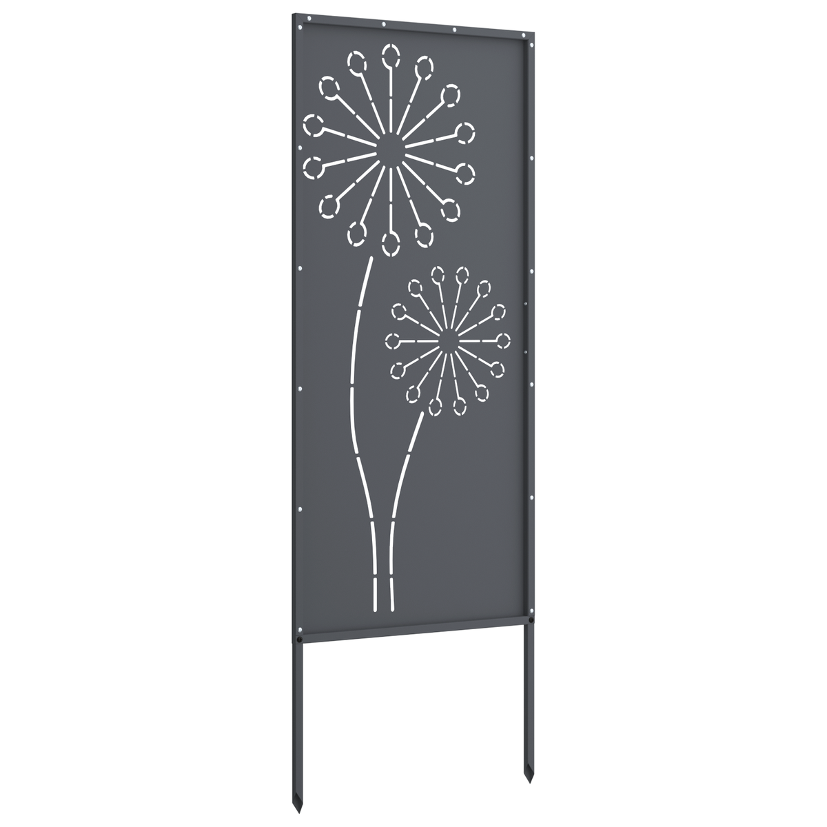 Sodo privatumo ekranas „Fretwork“ Antracitas 50 x 140 cm