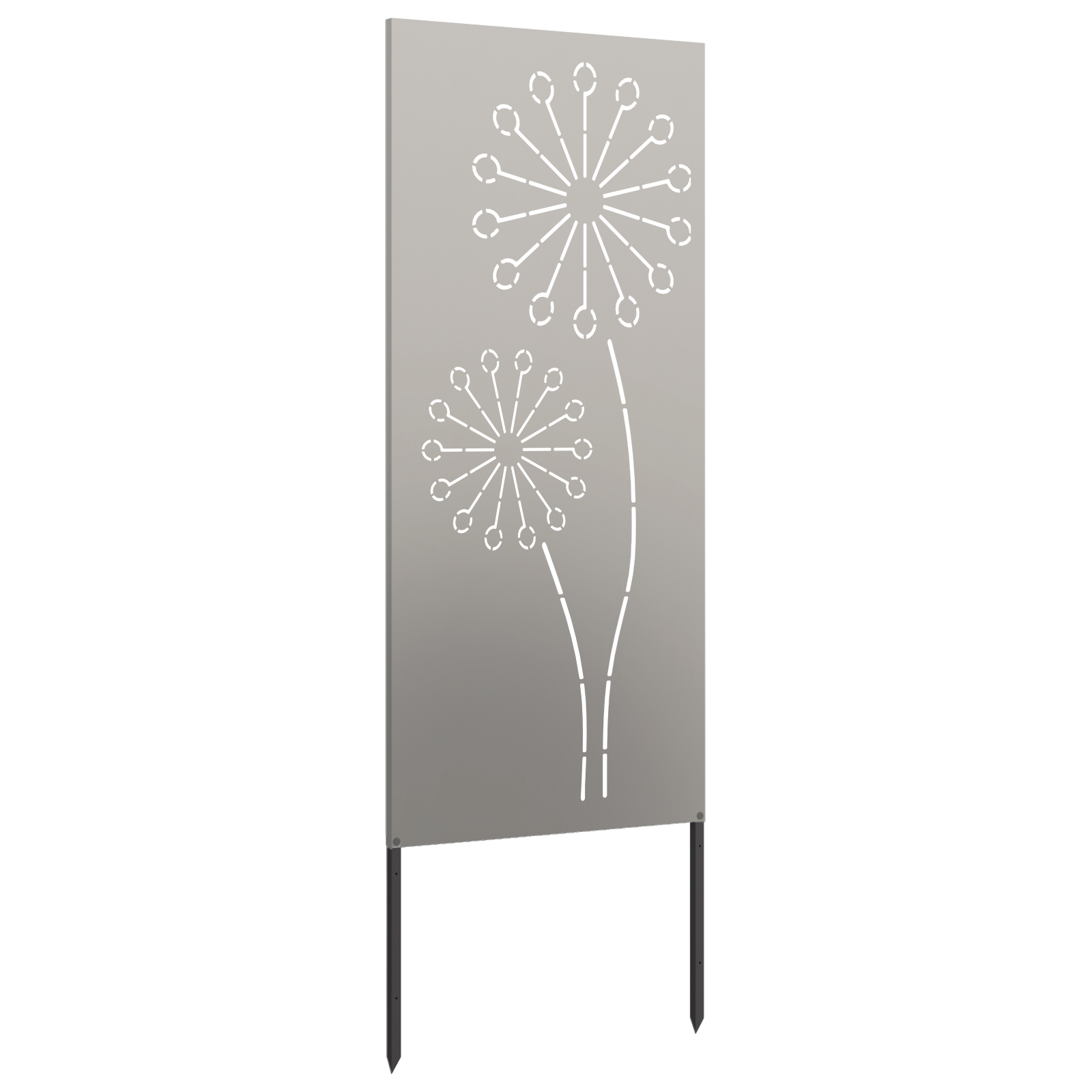 Sodo privatumo ekranas „Fretwork“ Rūdijanti 50 x 140 cm