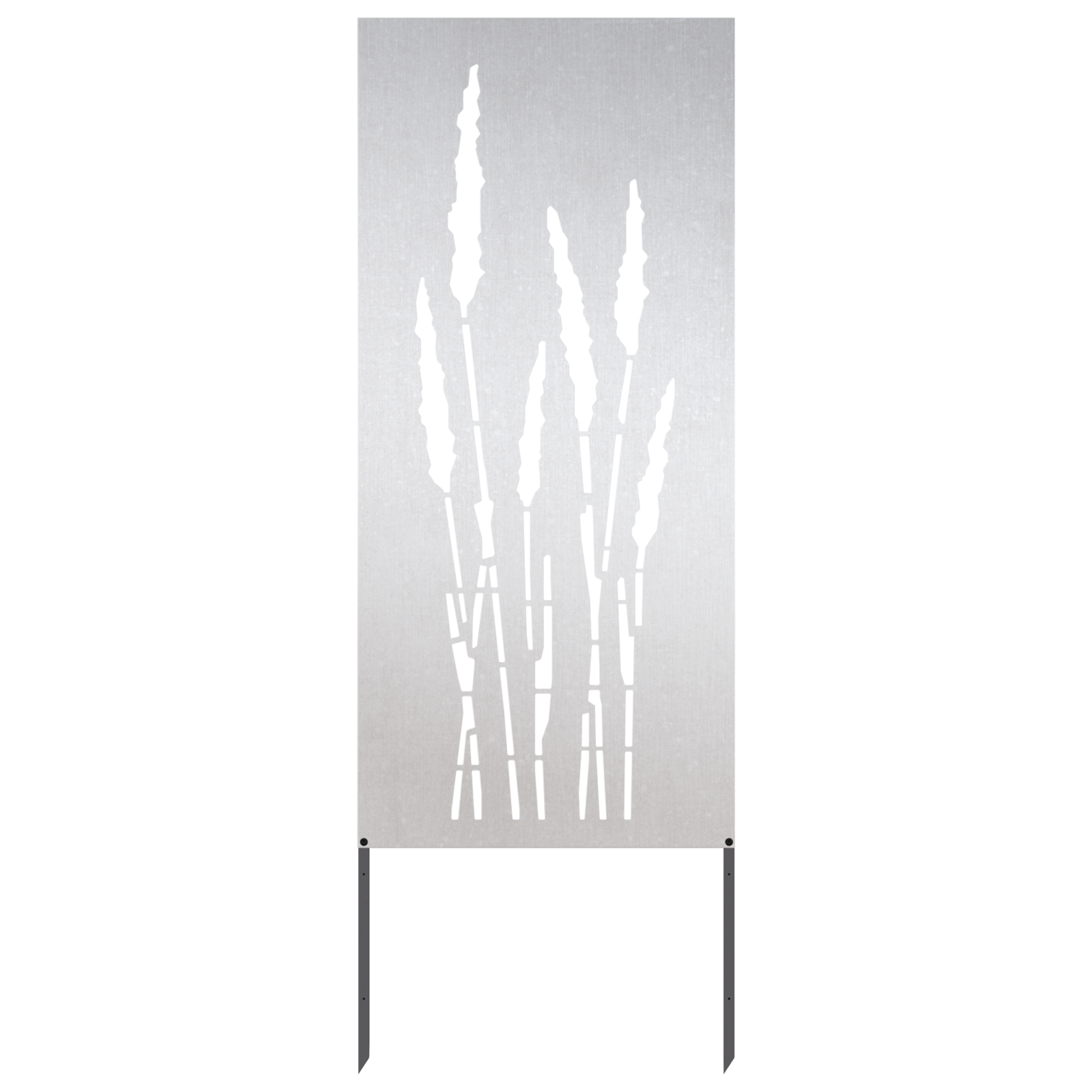 Sodo privatumo ekranas Sidabro 50 x 140 cm Nerūdijantis plienas
