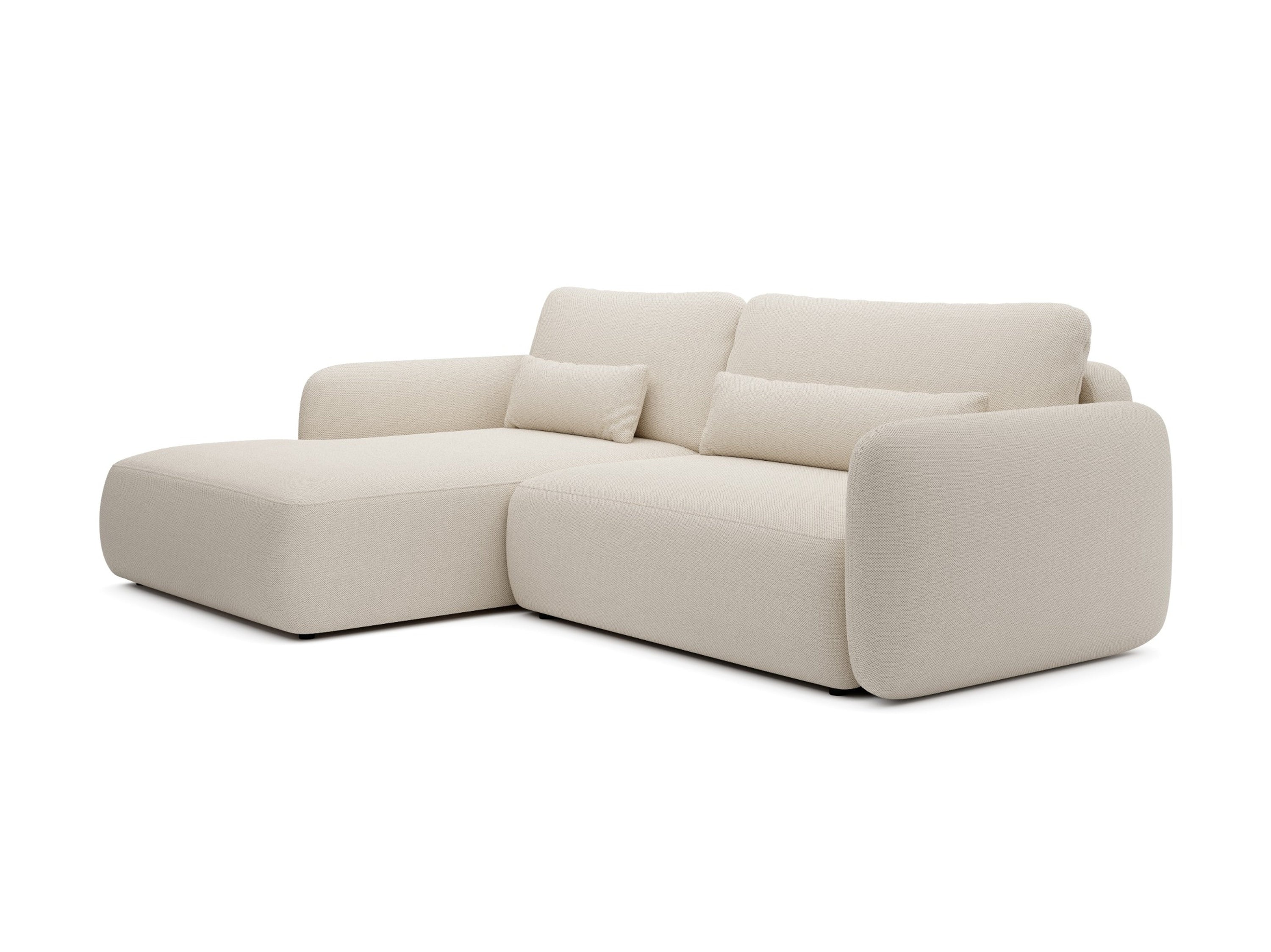 Kampinė sofa BILLY, šviesiai smėlio, kairė