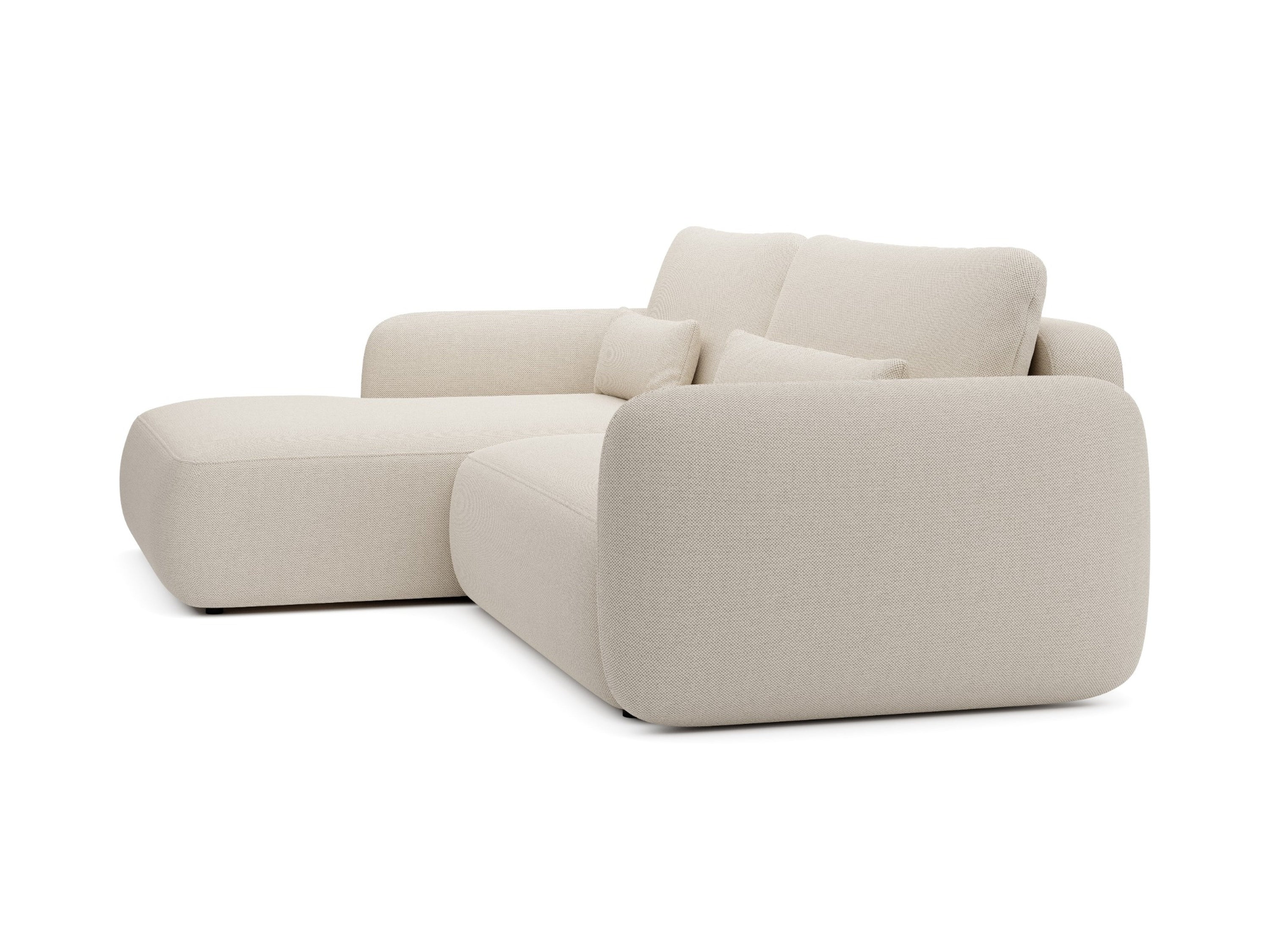 Kampinė sofa BILLY, šviesiai smėlio, kairė