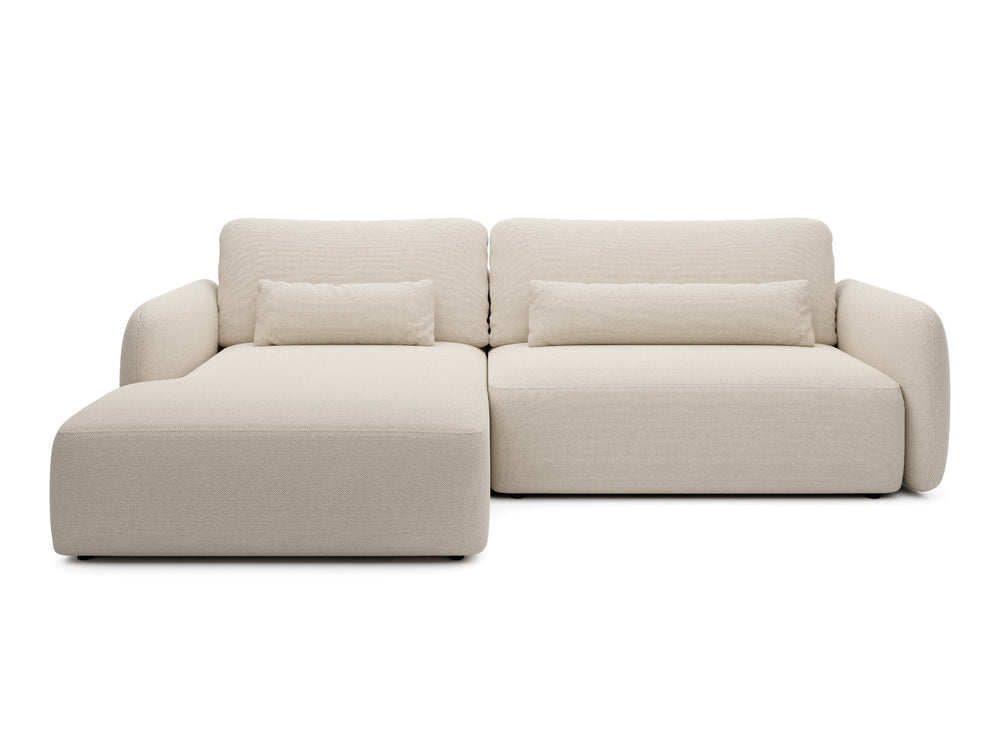 Kampinė sofa BILLY, šviesiai smėlio, kairė